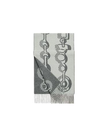 [해외직구] 에르메스 카사크 도 레 부클레 머플러 이보아르 그리 플라넬 H259092S02