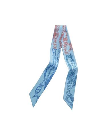 [해외직구] 에르메스 부클레 에 마이옹 트윌리 실크   블루 씨엘 브리끄 블루 진 H064367S01
