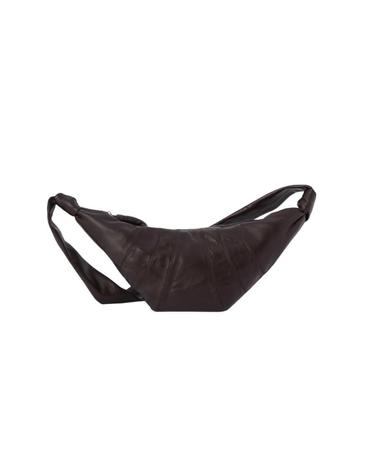 [해외직구] 르메르 미디움 크루아상 백 소프트 나파 레더 다크 초콜릿 BG0001-LL095-490