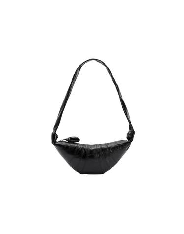 [해외직구] 르메르 스몰 크루아상 백 코티드 코튼 블랙 BG0003-LF1329-999