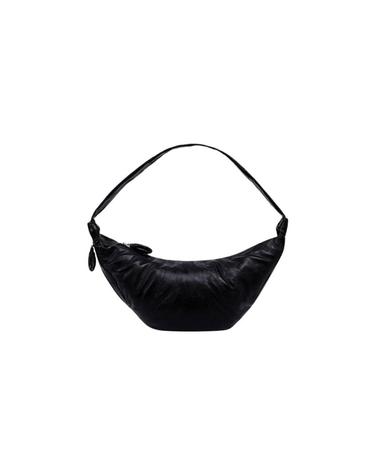 [해외직구] 르메르 라지 크루아상 백 코티드 코튼 블랙 BG0000-LF1329-999