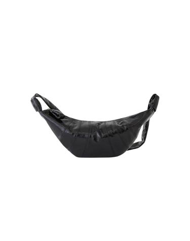 [해외직구] 르메르 미디움 크루아상 백 코티드 코튼 블랙 BG0001-LF1073-999