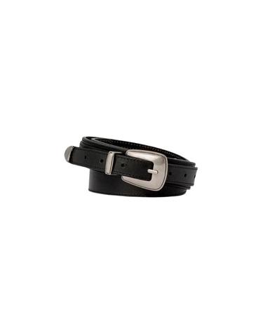 [해외직구] 르메르 미니멀 웨스턴 벨트 카우 레더 블랙 BT111/AC1181-LL145-999