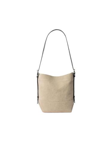 [해외직구] 르메르 헤비 에코 코튼 캔버스 스몰 벨티드 토트백 다크 리넨 BG0201-LF1697-045