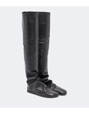 [해외직구] 르메르 Glove 레더 니하이 부츠 P01218158