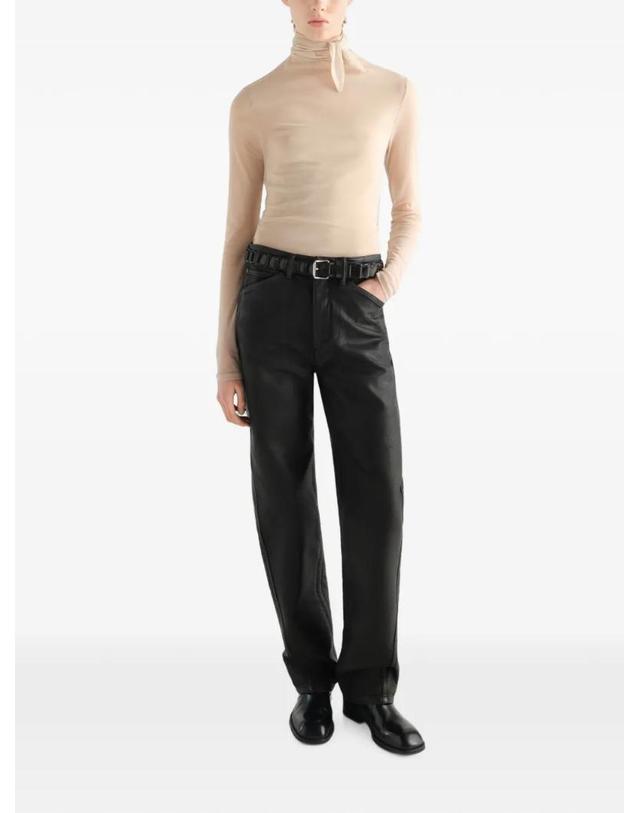 르메르 [해외직구] 르메르 발레리나 메시 저지 스카프 탑 TS0053LJ1070 착용컷