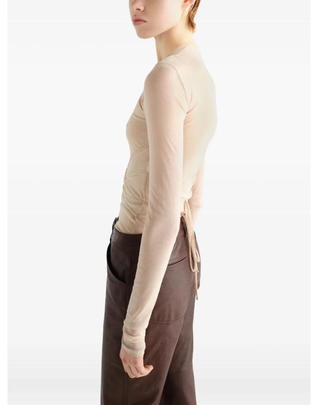 르메르 [해외직구] 르메르 발레리나 메시 저지 랩 탑 TS0052LJ1070 착용컷
