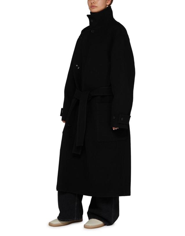 르메르 [해외직구] 르메르 Long belted coat LMASU99UBCKS2AAA00 착용컷