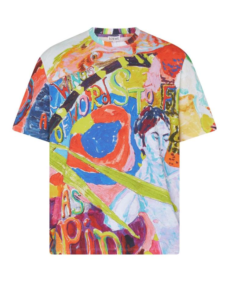 로에베 [해외] 로에베 Loose fit t shirt in cotton LOE76397MUL1T1AA00 FC0LXX05878