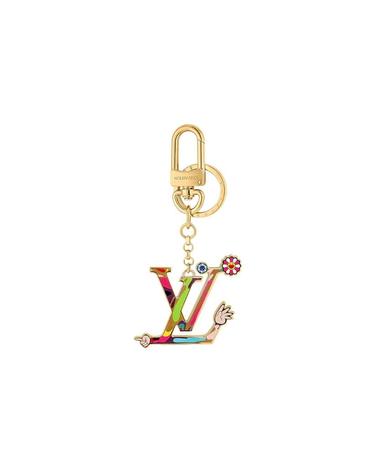 [해외직구] 루이비통 x 무라카미 타카시 LV 아이코닉 슈퍼플랫 키 홀더 멀티컬러 M02468