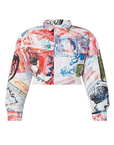 [해외직구] 루이비통 Padded Travel Stamp Jacket LVUYDWV3OWH7E11A00