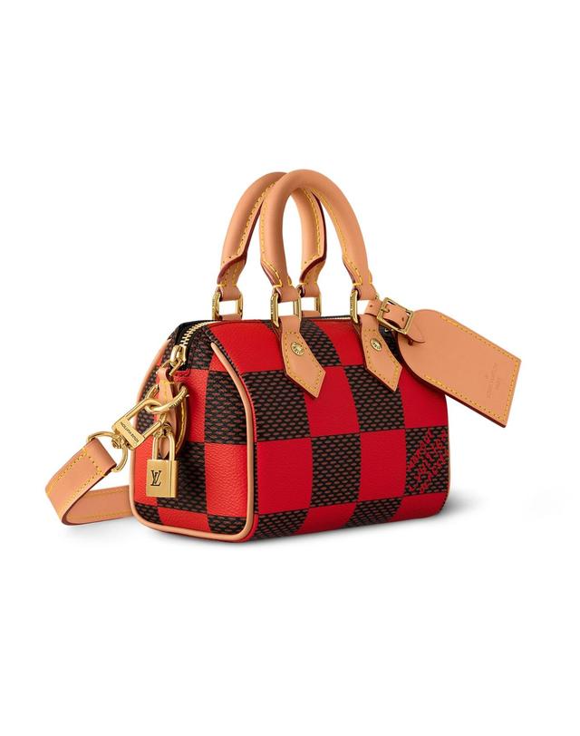 루이비통 [해외직구] 루이비통 Speedy 18 Bandouliere Damier Pop LVUZFU82REDZZZZZ00 착용컷