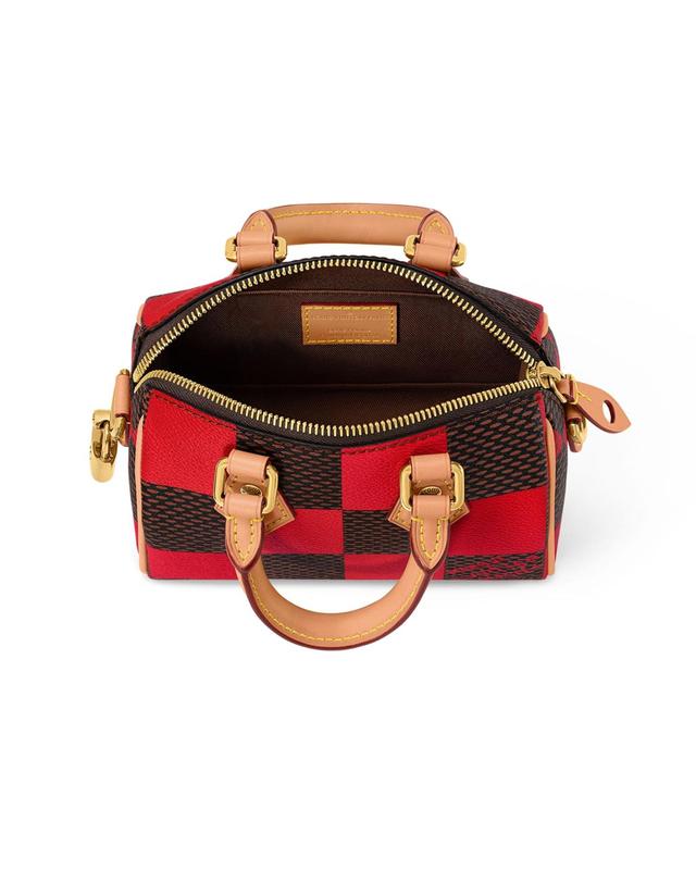 루이비통 [해외직구] 루이비통 Speedy 18 Bandouliere Damier Pop LVUZFU82REDZZZZZ00 착용컷
