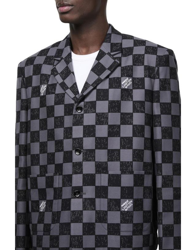 루이비통 [해외직구] 루이비통 Boxy Damier Jacket LVU4XHZTBCK84ZA100 착용컷