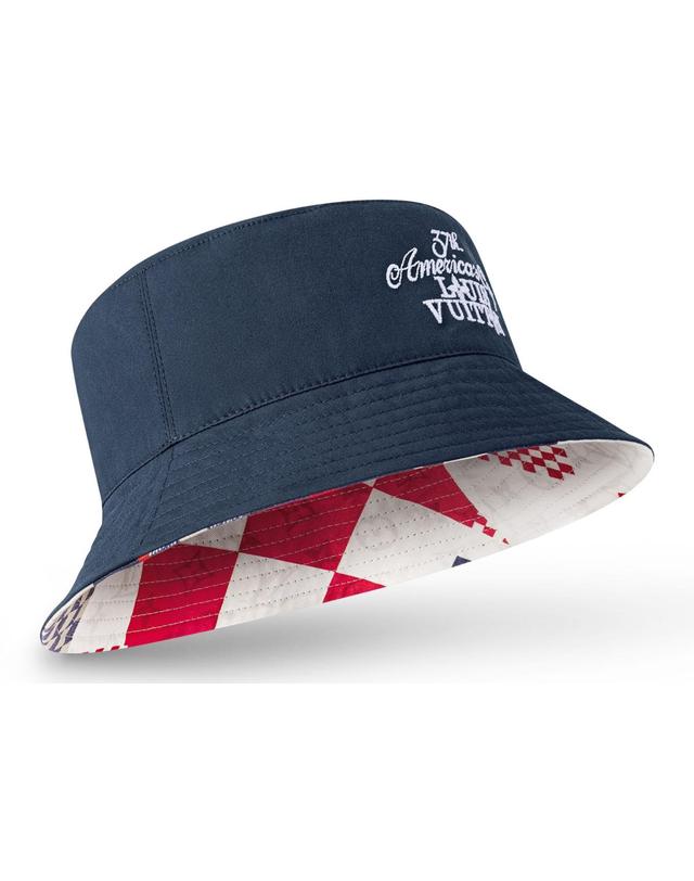 루이비통 [해외직구] 루이비통 Damier Flags Reversible Bucket Hat LVUT8ZPGBLUDZAAA00 착용컷