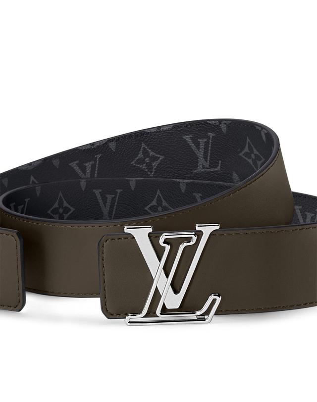 루이비통 [해외직구] 루이비통 LV Line 40mm Reversible Belt LVU5P6W2BCKKIA1A00 착용컷