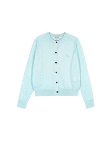 [해외직구] 메종 키츠네 베이비 폭스 패치 레귤러 가디건 페퍼민트 MW00507KT1036-P305