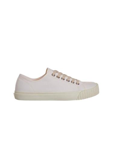 [해외직구] 메종 마르지엘라 타비 로우 캔버스 스니커즈 화이트 S38WS0185P4291T1003