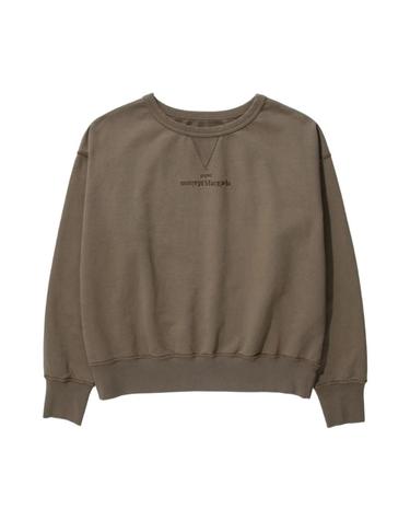 [해외직구] 메종 마르지엘라 로고 자수 스웨트셔츠 브라운 S50GU0194S25520728