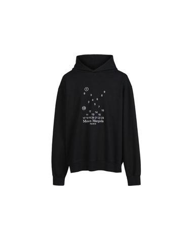 [해외직구] 메종 마르지엘라 로고 후드 스웨트셔츠 블랙 S50GU0202S25505900