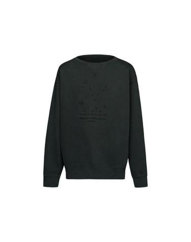 [해외직구] 메종 마르지엘라 뉴메릭 로고 스웨트셔츠 차콜 S50GU0208S25520861