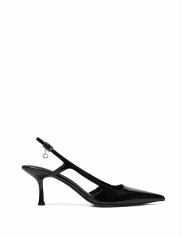 마쥬 [해외직구] Maje 페이턴트 레더 슬링백 펌프스 MFACH00991