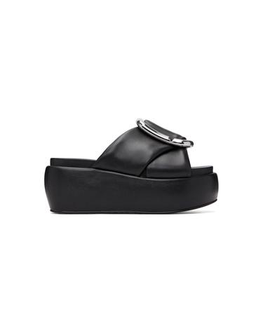 [해외직구] 마크제이콥스 샌들 블랙 더 팝 J 마크 플랫폼 샌들 262190F124003