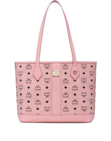 [해외직구] MCM 모노그램 프린트 로고 장식 토트 백 MWPGSLR03PZ