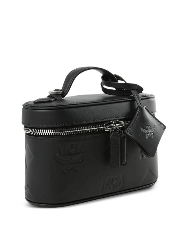 엠씨엠 [해외직구] MCM 아렌 엠보스드 로고 베니티 케이스 MWRGSTA01 착용컷