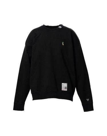 [해외직구] 메종 미하라 야스히로 레온 자수 스웨트셔츠 블랙 J16PO792-BLACK