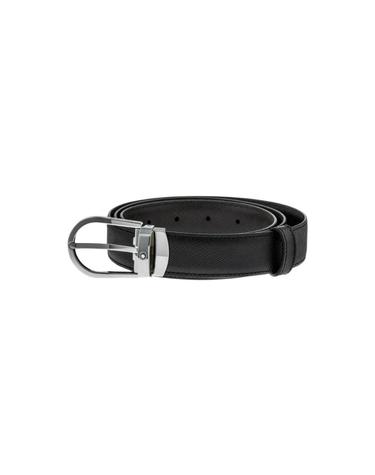 [해외직구] 몽블랑 홀스슈 버클 30mm 리버시블 레더 블랙 브라운 113834 113834