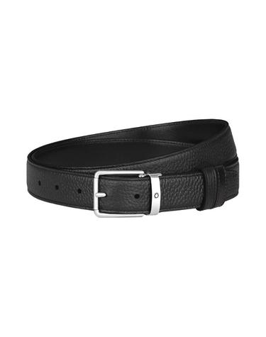 [해외직구] 몽블랑 에브리데이 30mm 리버시블 벨트 그레인 레더 블랙 블랙 222181 222181