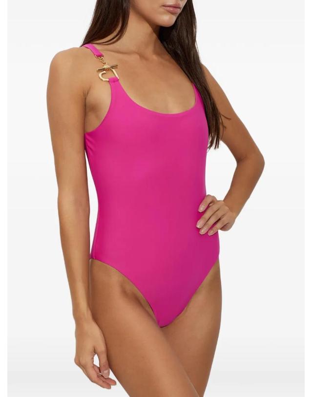 모스키노 [해외직구] 모스키노 heart motif toggle detail swimsuit A49119402 착용컷
