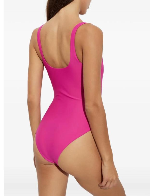 모스키노 [해외직구] 모스키노 heart motif toggle detail swimsuit A49119402 착용컷