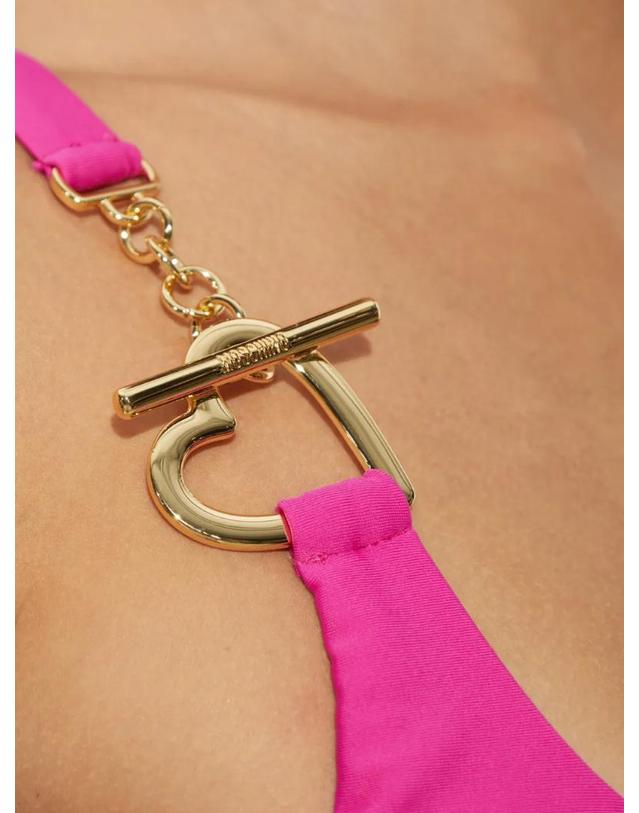 모스키노 [해외직구] 모스키노 heart motif toggle detail swimsuit A49119402 착용컷