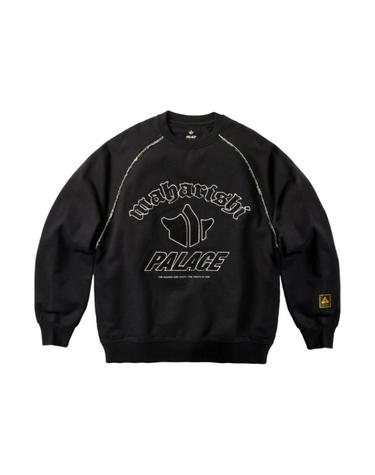 [해외직구] 팔라스 x 마하리시 템플 스크립트 크루 블랙   25SS 455084