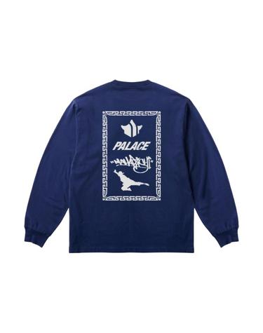 [해외직구] 팔라스 x 마하리시 샤오린 태그 롱슬리브 블루   25SS 455086