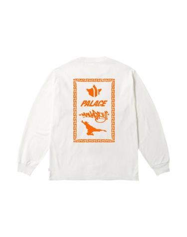 [해외직구] 팔라스 x 마하리시 샤오린 태그 롱슬리브 화이트   25SS 455087