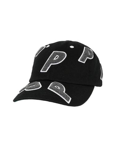 [해외직구] 팔라스 셔닐 멀티 P 6 패널 캡 블랙   22SS 55437
