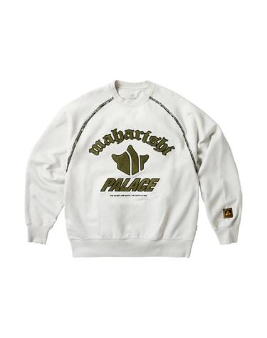 [해외직구] 팔라스 x 마하리시 템플 스크립트 크루 스톤   25SS 455085
