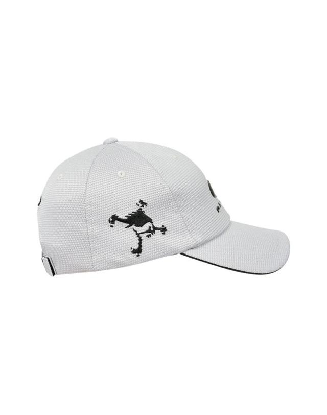 팔라스 [해외직구] 팔라스 x 오클리 6 패널 캡 실버 블랙 23SS 135161 착용컷