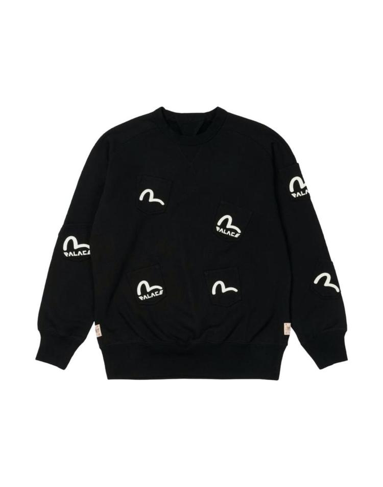 [해외] 팔라스 x 에비수 멀티 포켓 크루넥 블랙  21FW 42076 FC1EXX02419