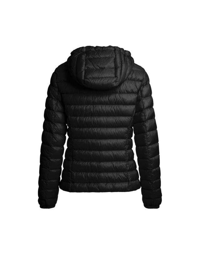 파라점퍼스 [해외직구] 파라점퍼스 지니 후드 다운 자켓 블랙 26FW 26WMPWPUSL330541 착용컷
