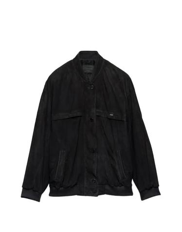 [해외직구] 프라다 스웨이드 블루종 재킷 58A285SOOO180Y