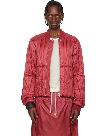 [해외직구] 릭오웬스 패딩 Moncler    레드 지오카모 플라이트 재킷 261232M178007