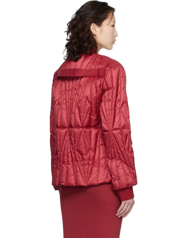릭오웬스 [해외직구] 릭오웬스 패딩 Moncler 레드 지오카모 플라이트 다운 재킷 261232F061006 착용컷