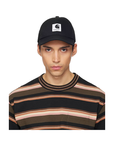 [해외직구] 사카이 볼캡 블랙 Carhartt WIP 덕 캡 261445M139007