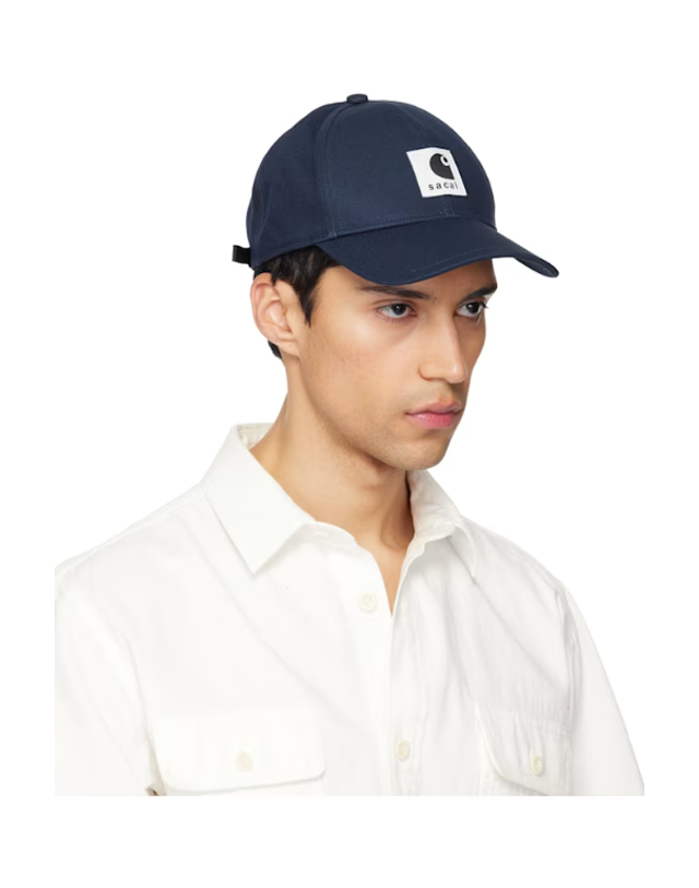 사카이 [해외직구] 사카이 볼캡 네이비 Carhartt WIP 덕 볼캡 261445M139005 착용컷