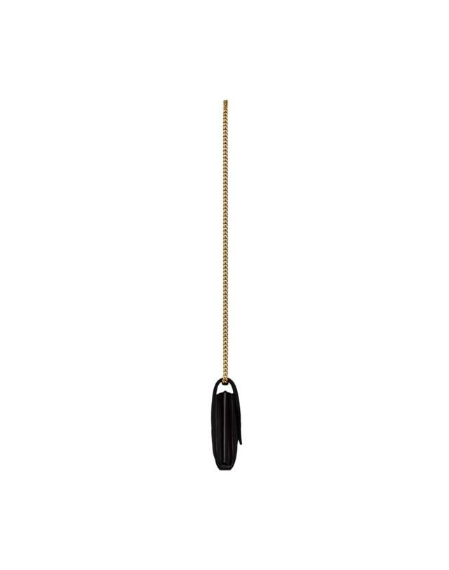 생 로랑 생로랑 [해외직구] 생로랑 카산드라 퀼티드 사틴 체인 월렛 블랙 620280-BOW92-1000 착용컷