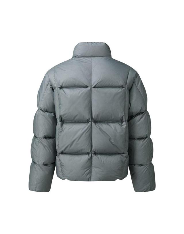 살로몬 [해외직구] 살로몬 옵티멀 쿼드 다운 자켓 블루 LD0393700 착용컷